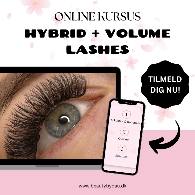 Hybrid + Volume Eyelash Extension Kursus