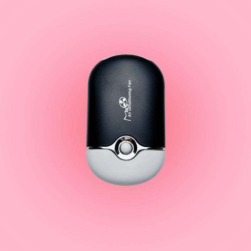 Genopladelig blæser til eyelash extensions – kompakt ventilator til at forkorte tørretiden ved vippebehandling