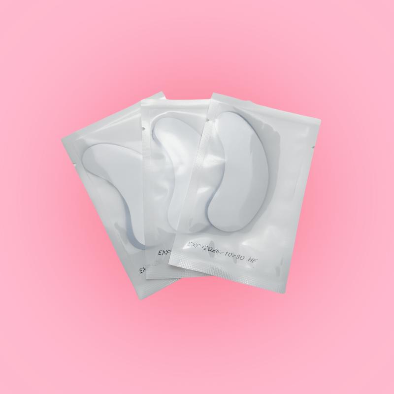 Sorte eyepatches til eyelash extensions – bløde pads til at beskytte huden under påsætning af vipper