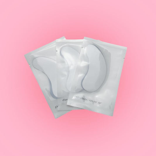 Sorte eyepatches til eyelash extensions – bløde pads til at beskytte huden under påsætning af vipper